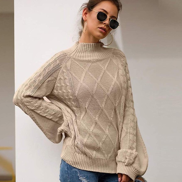 Beige Knit Sweater - Picture 2 of 4